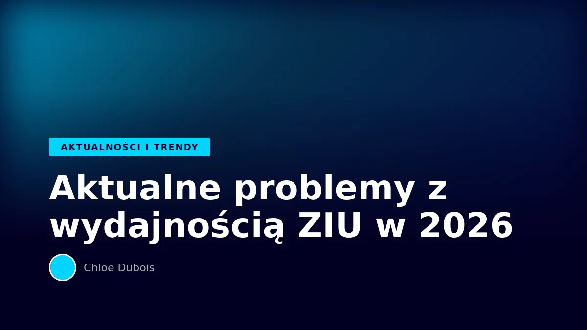 Aktualne problemy z wydajnością ZIU – co robić, gdy strona nie działa w dniu wyników?